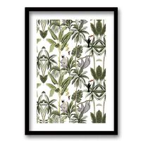 Cuadro Decorativo Retela Monos Selva 50 x 35 cm