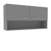 Mueble de Cocina Aereo Vekkahome Evandro 2 Puertas Blanco