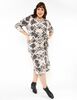 Vestido Midi Manga 3/4 Mujer Extralindas