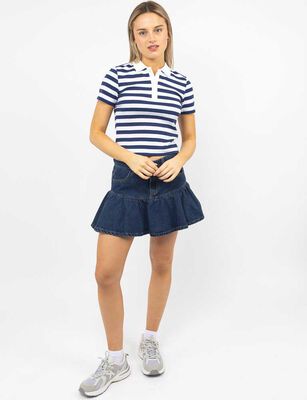 Imagen 2 del producto Polera Manga Corta Mujer Icono Navy, Rosado