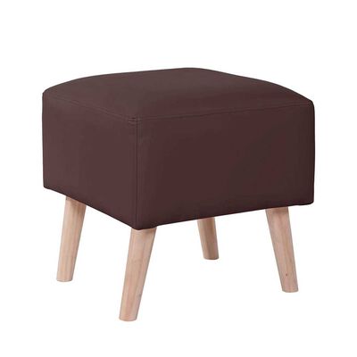 Pouf Latam Home Burdeos PU Chocolate