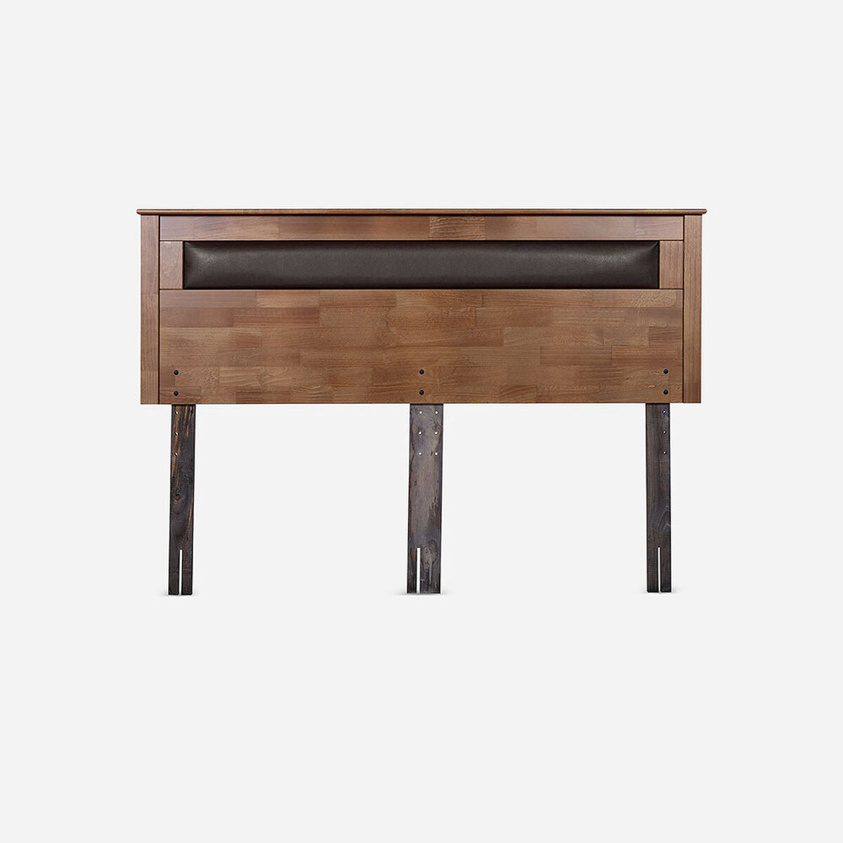 Cama Europea Rosen King Art 4 + Respaldo Ferrara Chocolate