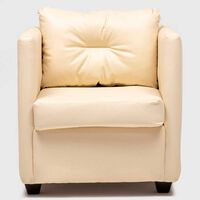 Poltrona Cabsur Caburga PU Beige