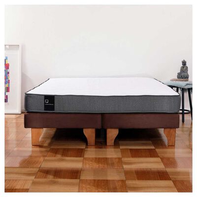 Imagen 1 del producto Cama Europea Latam Home Base Dividida 2 Plazas Zen Best Chocolate