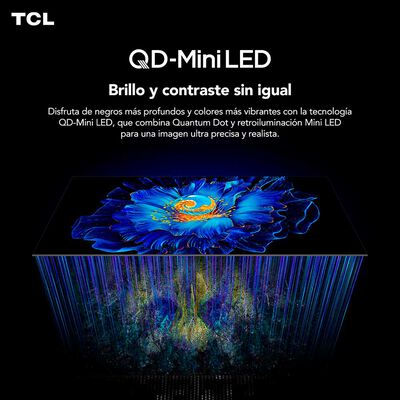Imagen 2 del producto Mini LED Smart TV TCL 50C6KS 4K UHD 50""