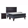 Box Ibérico 2 Plazas Div Montblanc + Set Maderas Málaga + Textil + Almohadas 