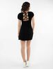 Vestido Corto Manga Corta Mujer Icono