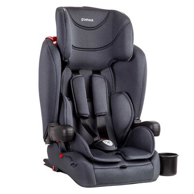 Imagen 1 del producto Silla de Auto Butaca Infantil SmartFix Isofix Plegable Negro Bebesit