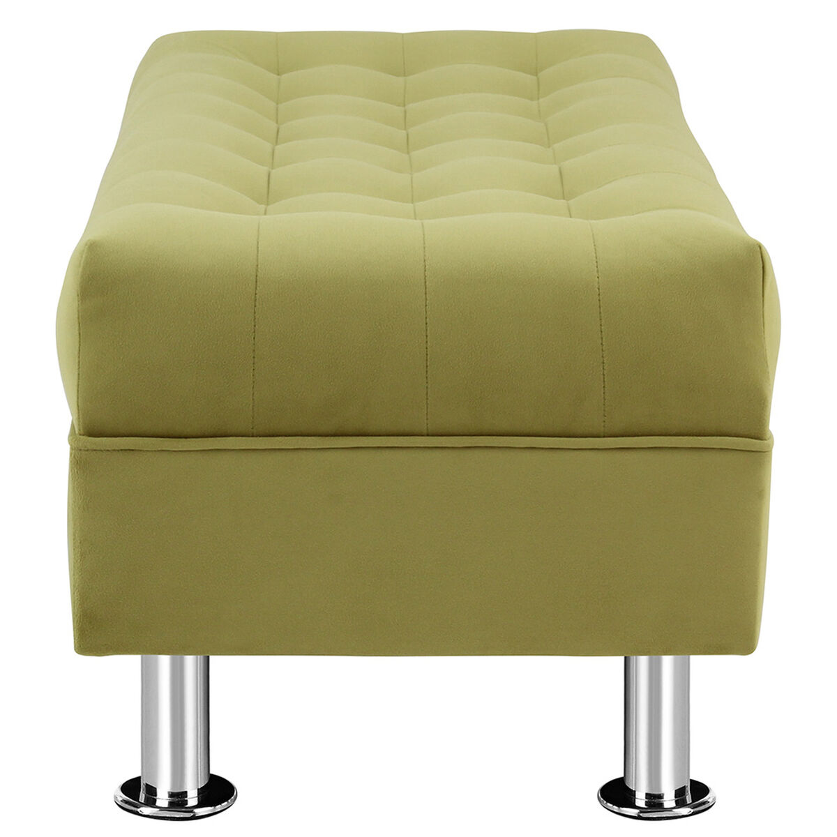 Banqueta Felpa Bodevir Lisboa 2 Cuerpos Pistacho