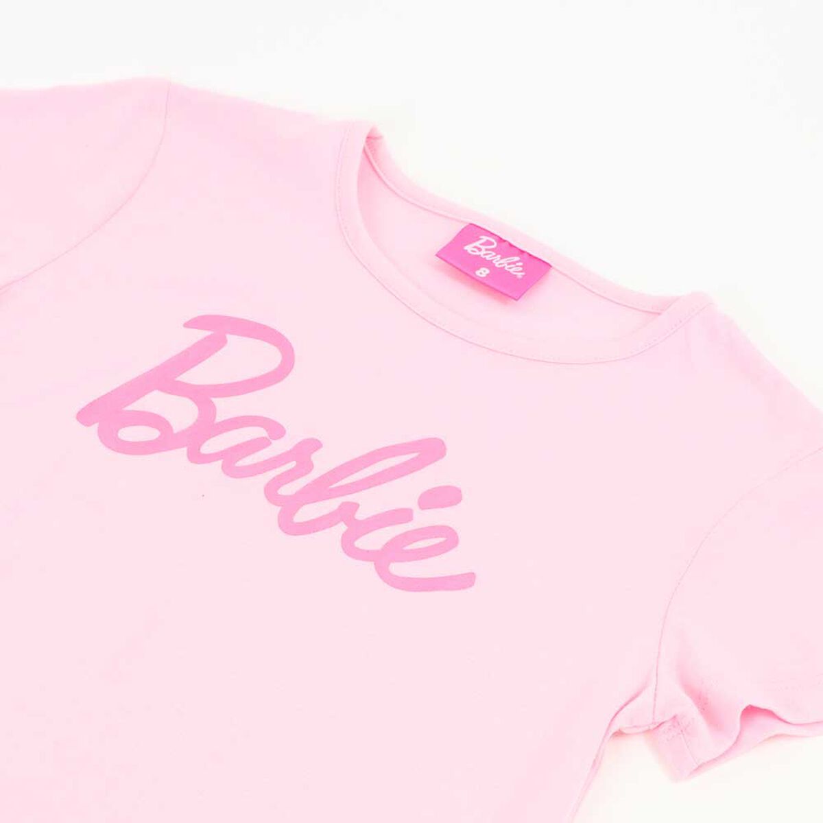 Polera Manga Corta Niña Barbie