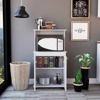 Imagen 2 del producto Mueble para Microondas TuHome Manchester Blanco 2 Puertas