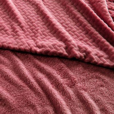 Imagen 2 del producto Frazada de Poliéster Mashini 1,5 Plazas Liso Burdeo