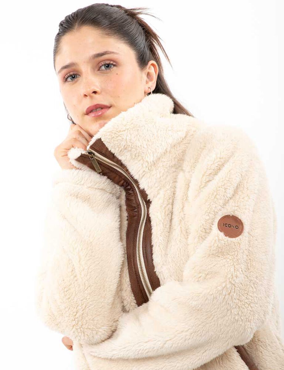 Polerón Peludo Mujer Icono