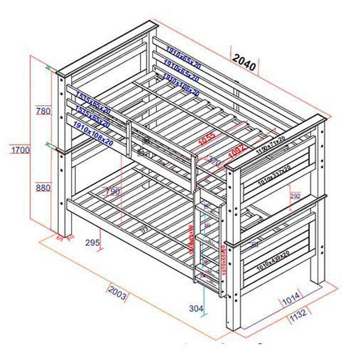 Camarote Decocasa 1,5 Plazas Nirvana