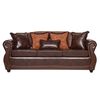 Sofa Black Factory Gran Columbia 3 Cuerpos Café