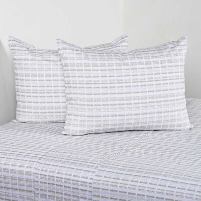 Imagen 1 del producto Juego de Sábanas Elements & Co 200 Hilos King Terra Blanco