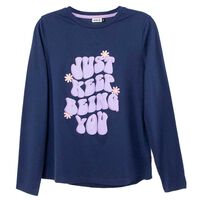 Polera de Pijama Mujer Icono Azul, Coral