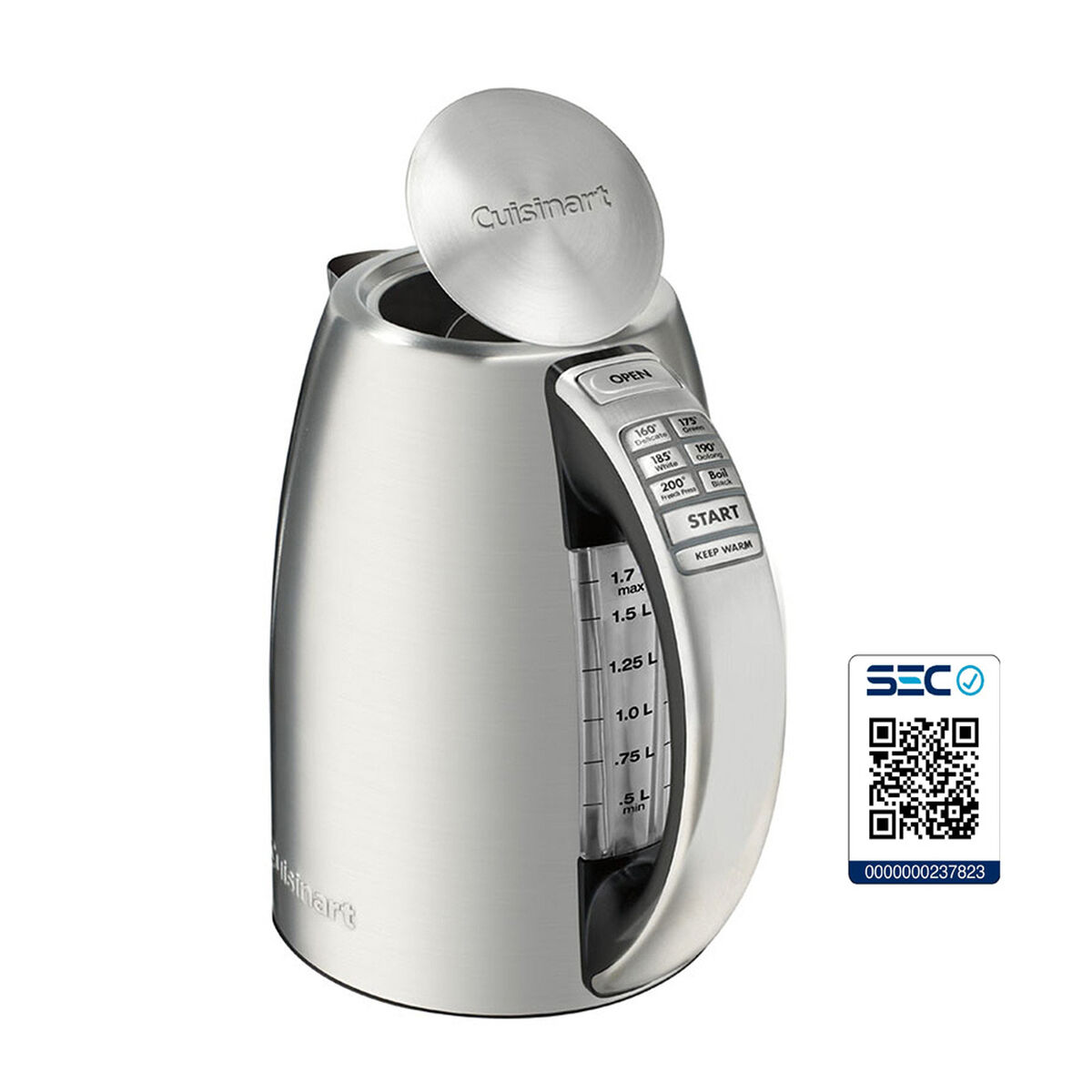 Hervidor Eléctrico Cuisinart Funciones 1,7 lts.
