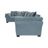 Sof&aacute; Seccional Izquierdo Living Factory Capri 5 Cuerpos Gris