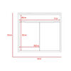 Mueble Lavamanos TuHome Carter Flotante Duna-Blanco