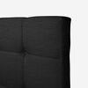 Cama Europea Rosen Base Dividida 2 Plazas Driven + Respaldo + 2 Veladores Issey