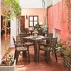 Mesa para Terraza Rimax Baru Mocca 75X75