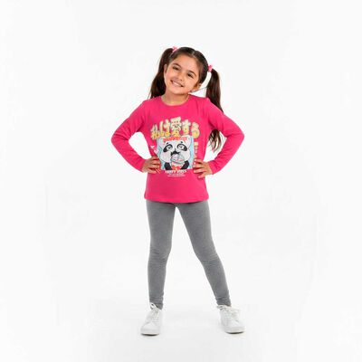 Polera Manga Larga de Algod&oacute;n Ni&ntilde;a Chess