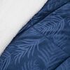 Plum&oacute;n Coral Embossed Sherpa Zibel 2 Plazas Liso Azul