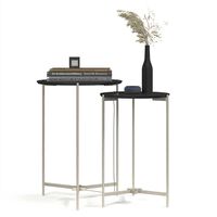 Set 2 Mesas Lateral Onessta Prisma Negro