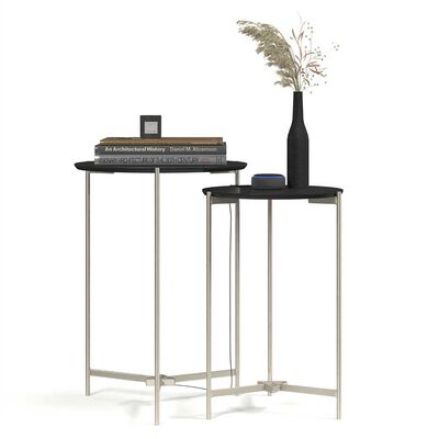 Imagen 1 del producto Set 2 Mesas Lateral Onessta Prisma Negro