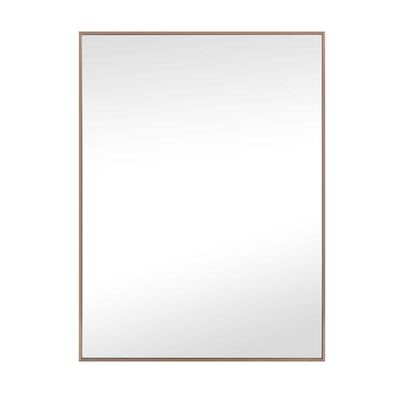 Espejo Marco Aluminio Vgo para Colgar Rectangular 50 x 40 cm Cobre