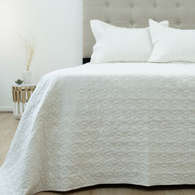 Quilt Doral 2,5 Plazas Lumi Velvety Blanco