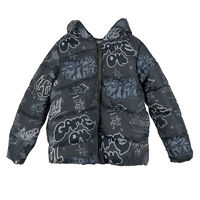 Parka Niño Chess Grafito, Indigo, Verde