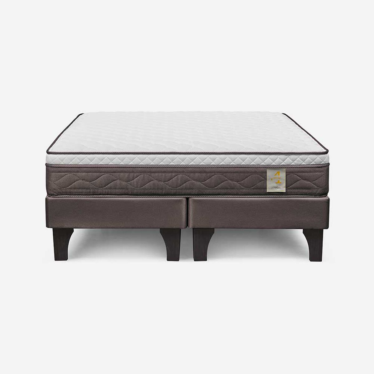 Cama Europea Rosen Base Dividida King New Style 4 Plus