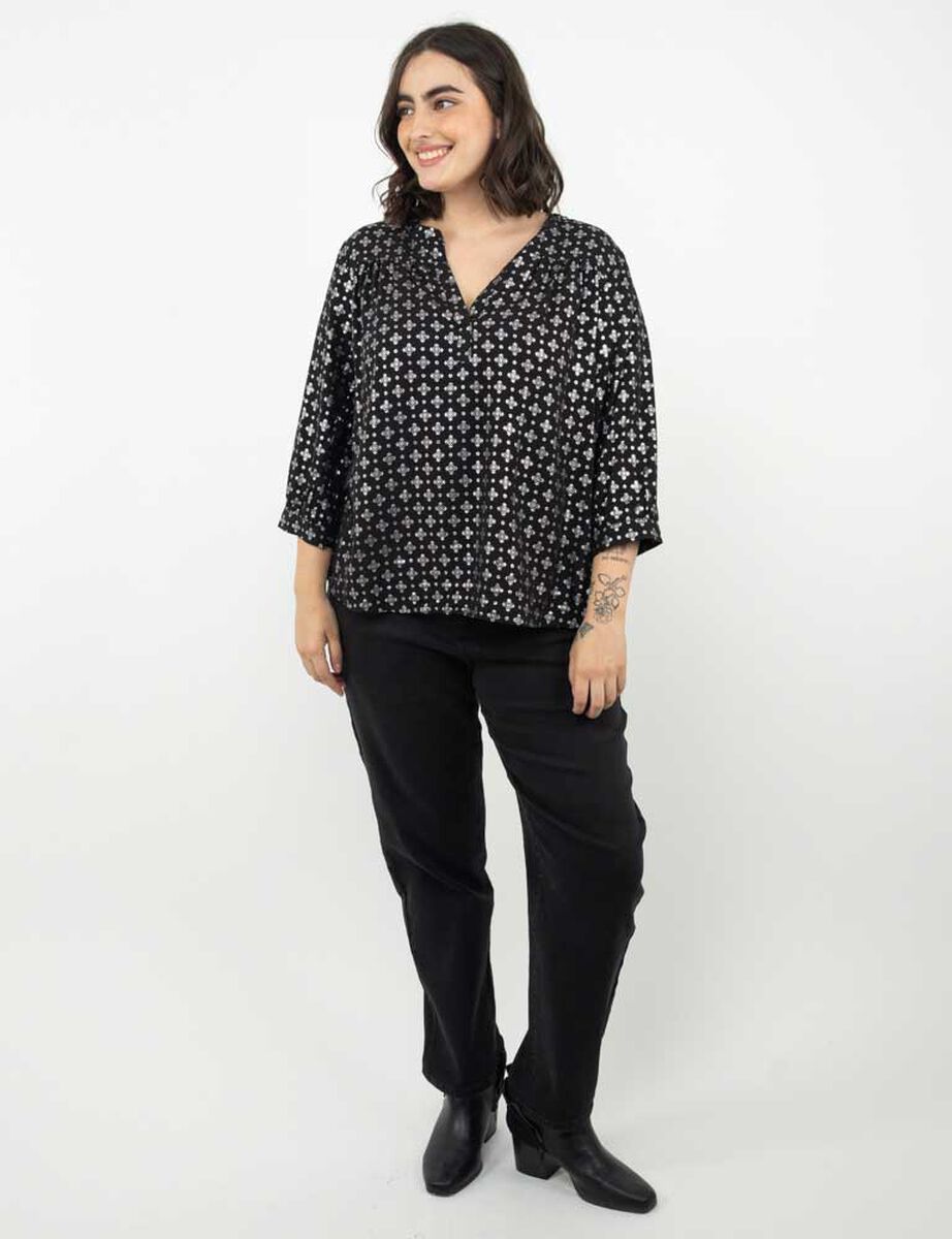 Blusa Manga 3/4 Mujer Extralindas