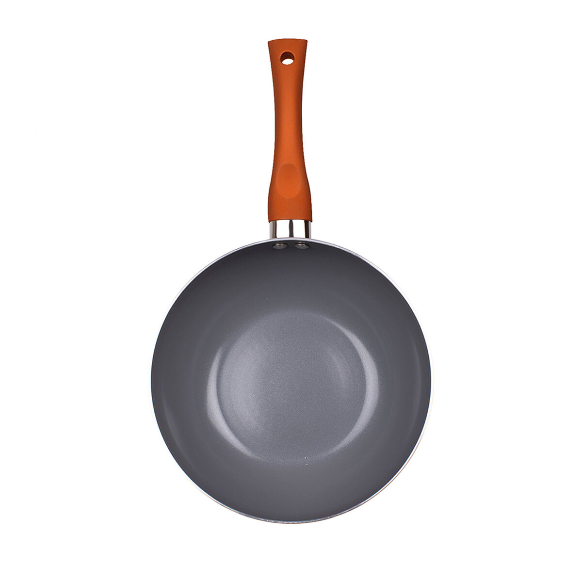 Wok Acero Inoxidable Doral Montecarlo Salmón 22 cm