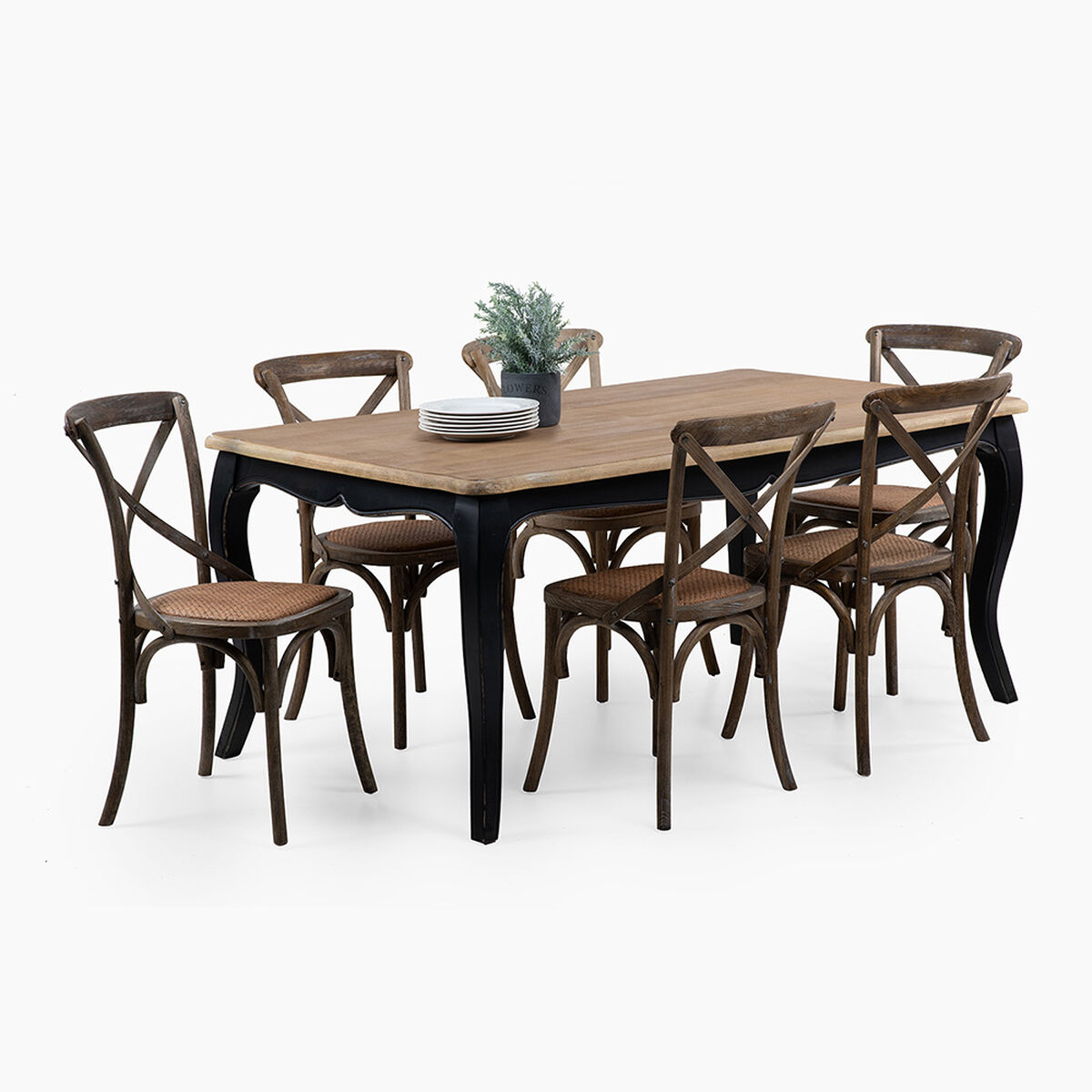 Juego de Comedor Spazzio Vittoria 6 Sillas