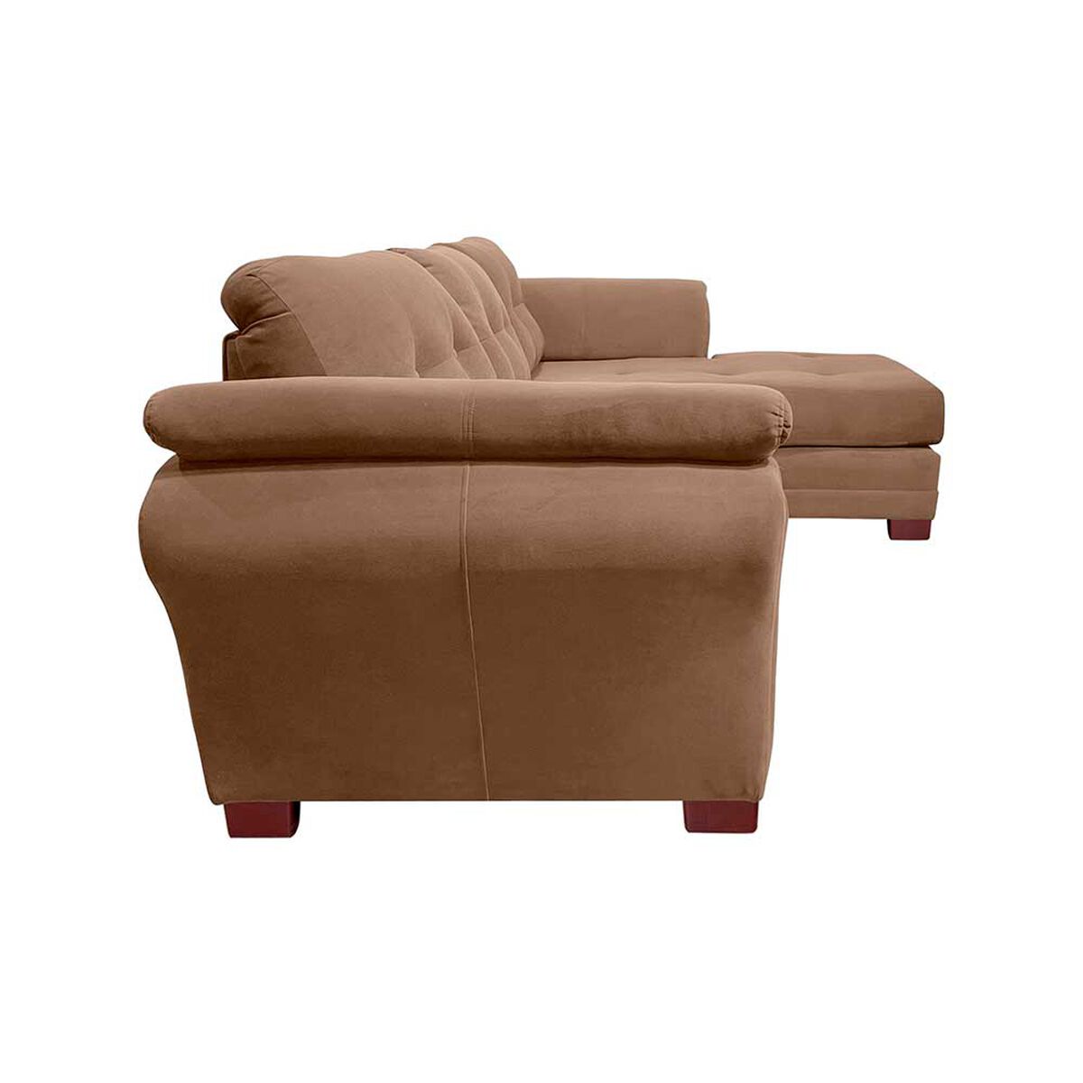 Sof&aacute; Seccional Living Factory Boston 5 Cuerpos Chocolate