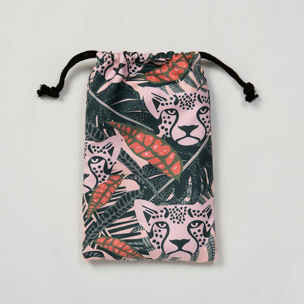 Toalla de Playa con Bolso SoHome Cheetha 180 x 180 cm Damasco
