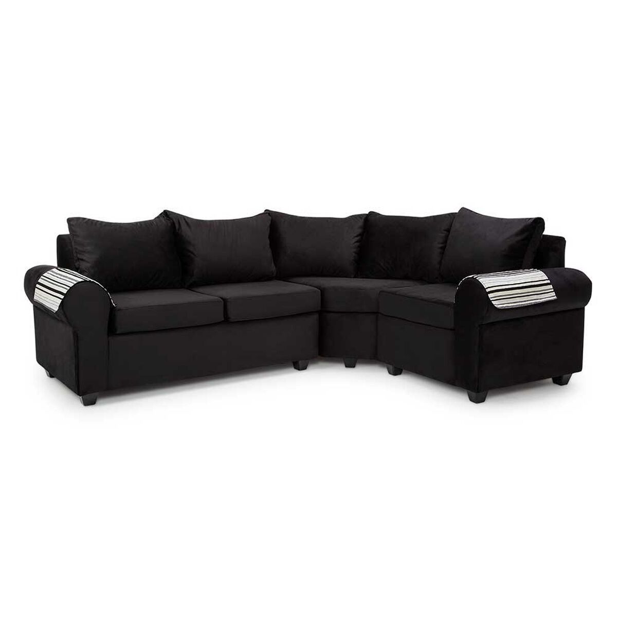 Sofá Seccional Muebles MPR Calafate 4 Negro