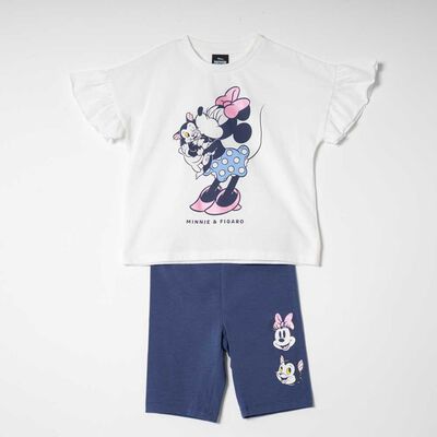 Conjunto Polera+Short Niña Minnie
