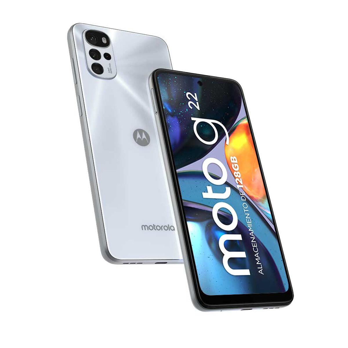 Celular Motorola Moto G22 128GB 6,53" Blanco Liberado