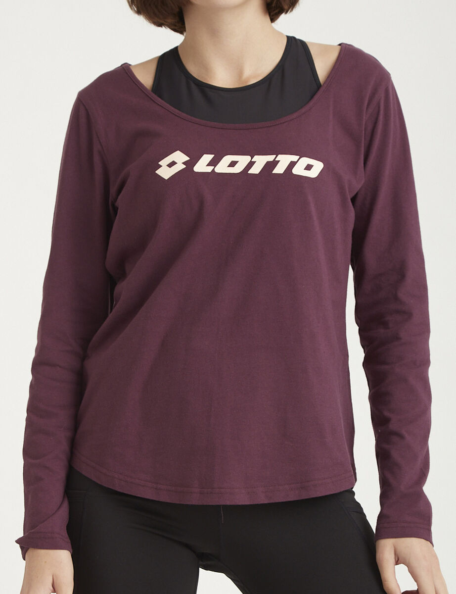 Polera de Algodón Deportiva Mujer Lotto