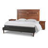 Cama Europea CIC 2 Plazas Ortopedic Advance + Respaldo Milan + 2 Veladores + Almohadas + Plum&oacute;n