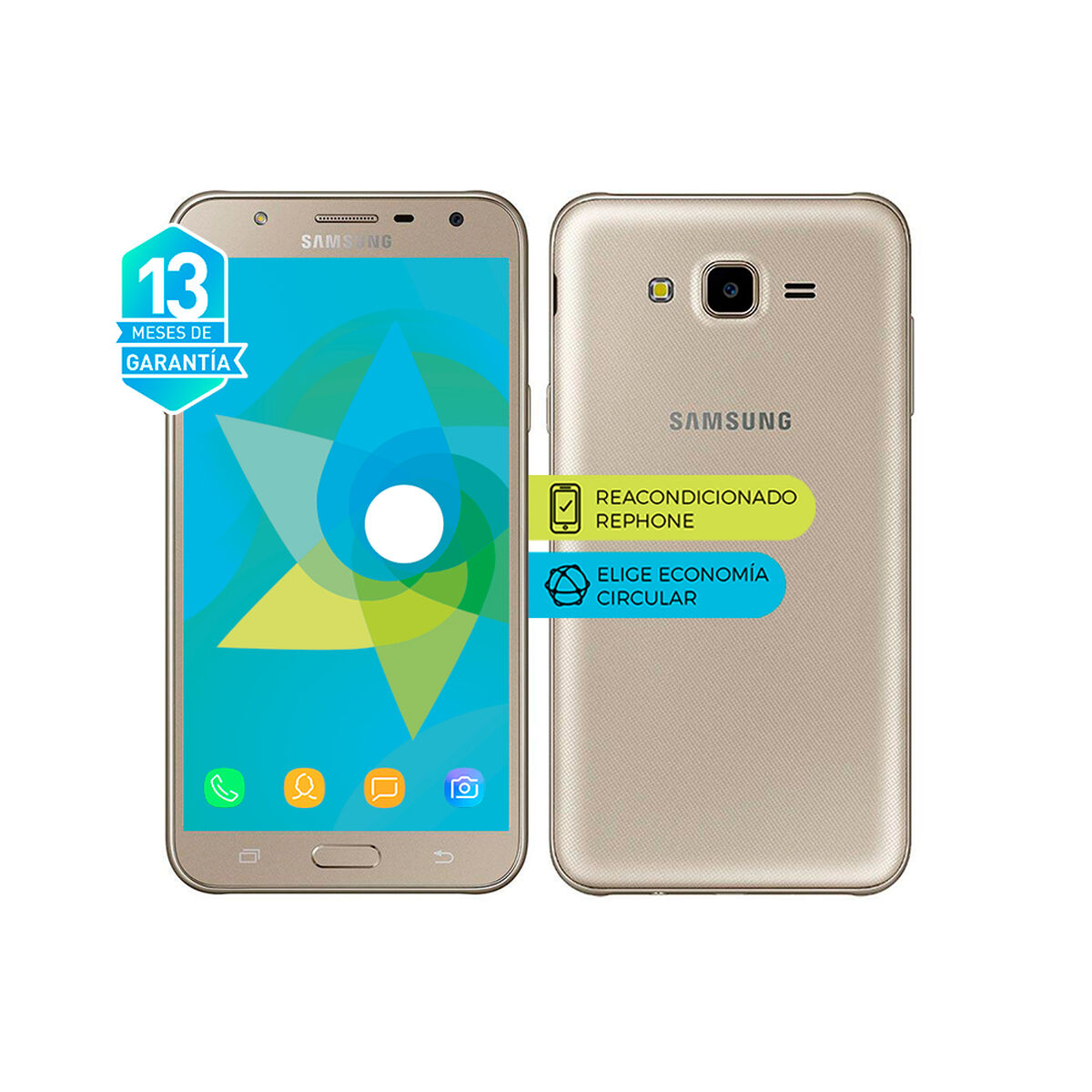 Celular Samsung J7 Neo 5,5" Reacondicionado Dorado Liberado