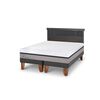 Cama Europea CIC Base Dividida 2 Plazas Balance + Respaldo Dublin