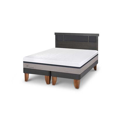 Imagen 2 del producto Cama Europea CIC Base Dividida 2 Plazas Balance + Respaldo Dublin