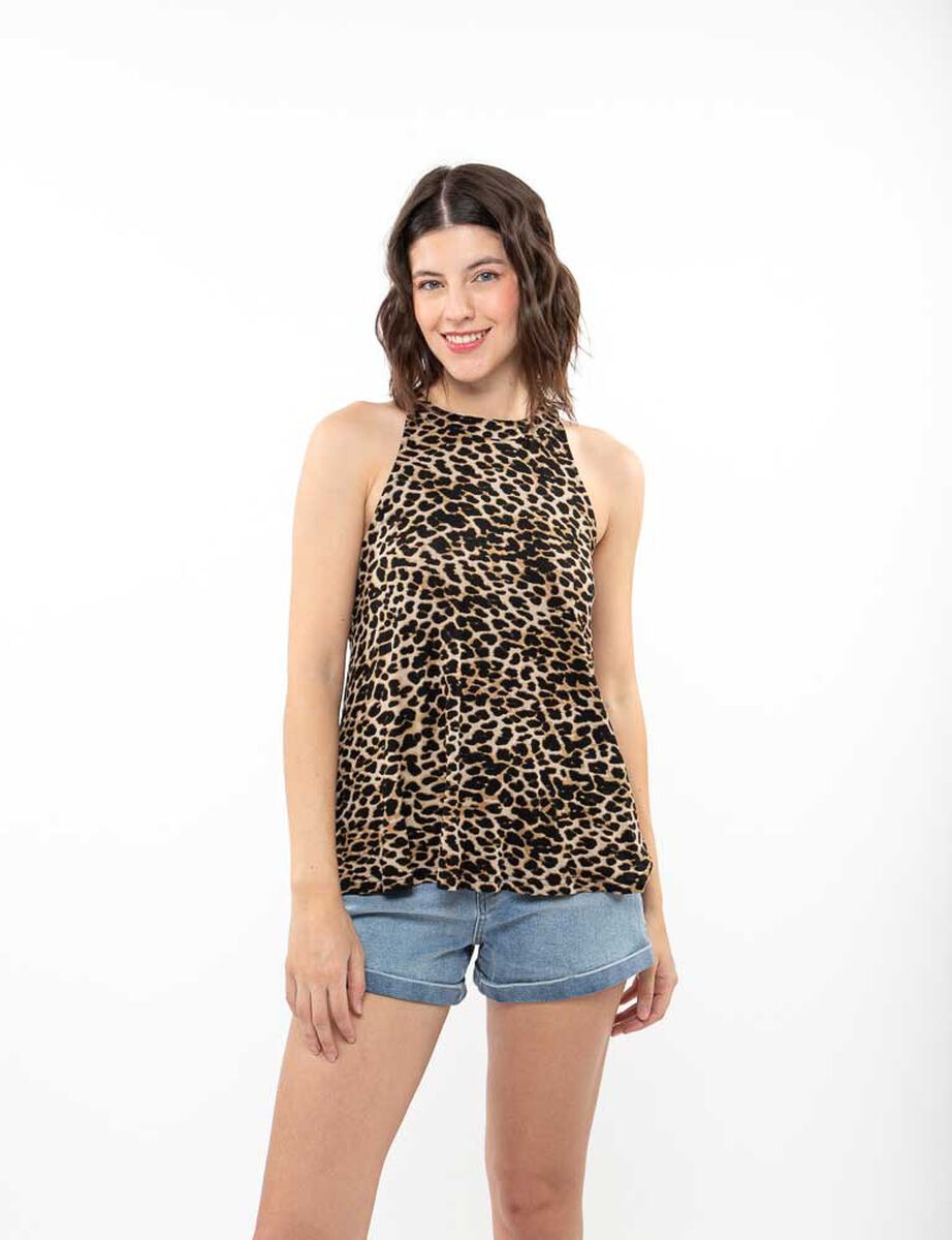 Polera Sin Mangas Mujer Fiorucci