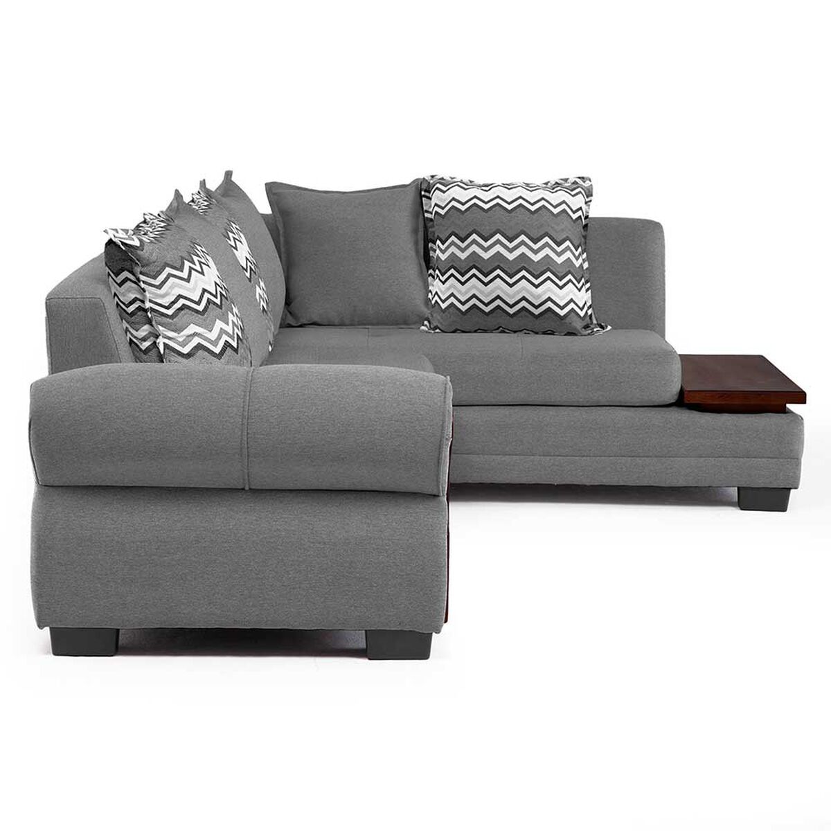 Sof&aacute; Seccional Living Factory Dakota 6 Cuerpos Gris