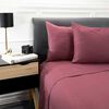 Juego de S&aacute;banas Embossed Zibel 2 Plazas Liso Berry